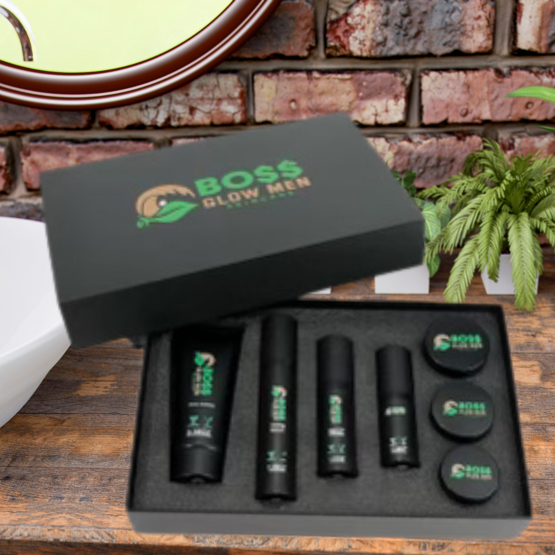 Boss Glow Men Skincare Set