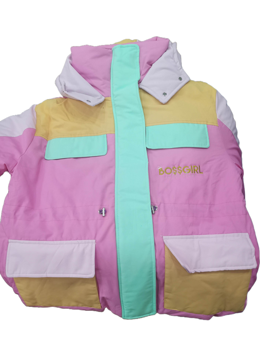 Multi-Color Boss Girl Coat