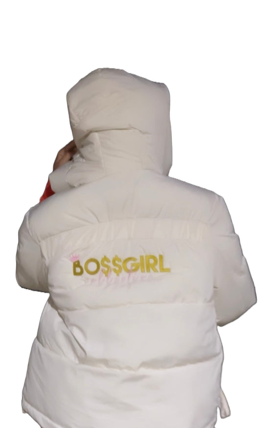 White Boss Girl Coat