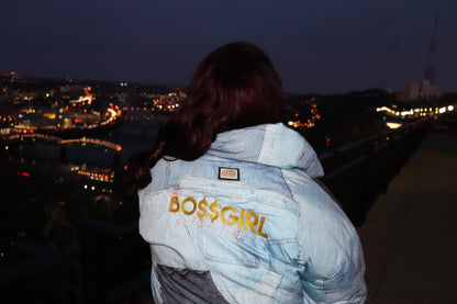 Denim Boss Girl Puffer