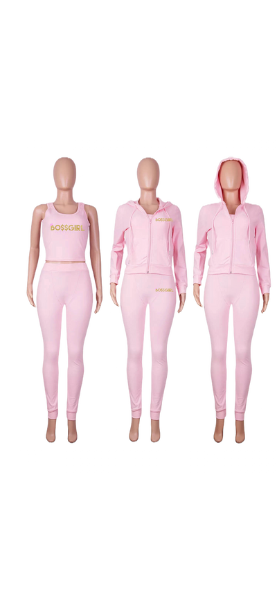 3pc Pink Set- CUTE & COMFORTABLE COLLECTION